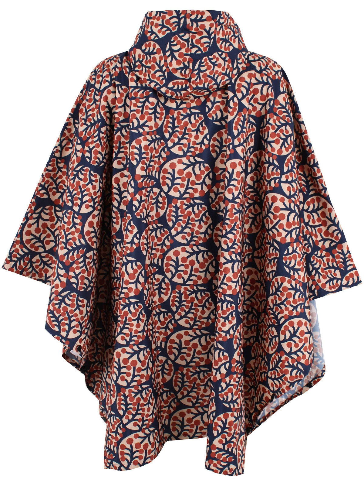 Danefae København - Danepackit Rainponcho Dark Navy MACRO MICRO