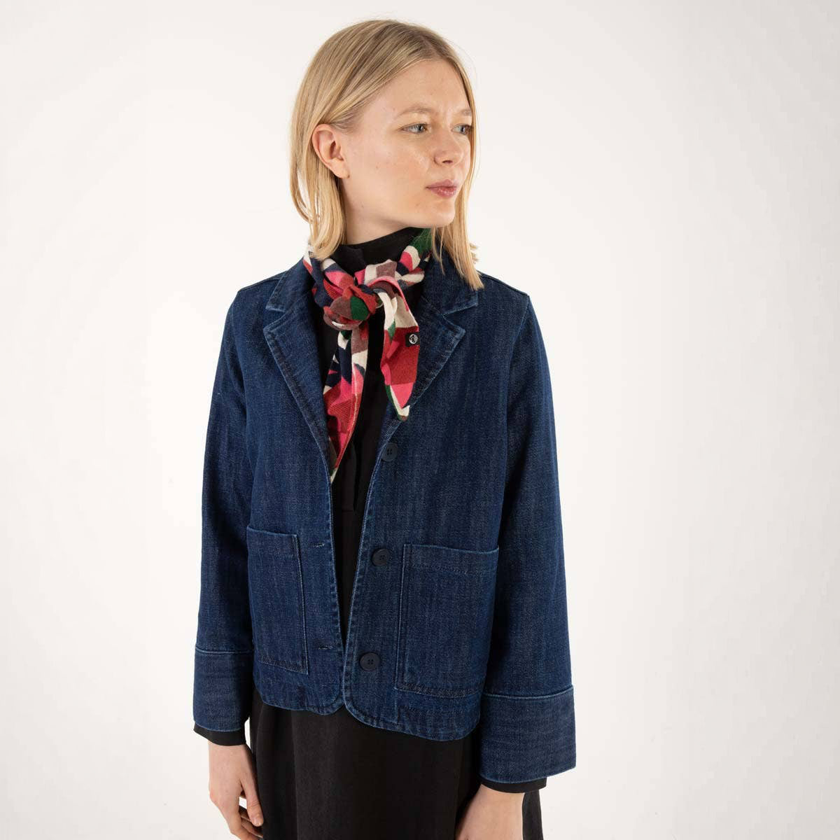 Danefae København - Danecharmer Wool Scarf Light Beige GEOFLEUR