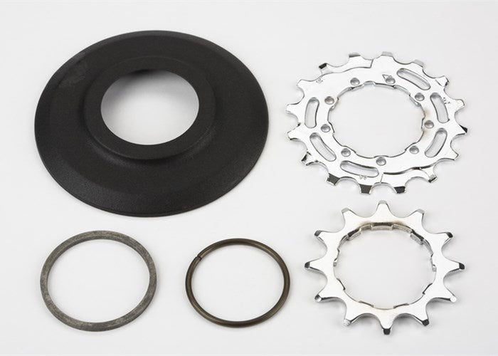 Brompton Sprocket SET 12T 16T for 3 32nd inch 9 spline for 2 speed - QRSPRSTACK-BB2