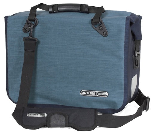 Ortlieb Office Bag QL3 briefcase steel blue L