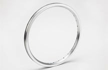 Brompton Rim ETRTO 349 Double Wall 28H Standard Drilling Silver - QRIM-28-STD