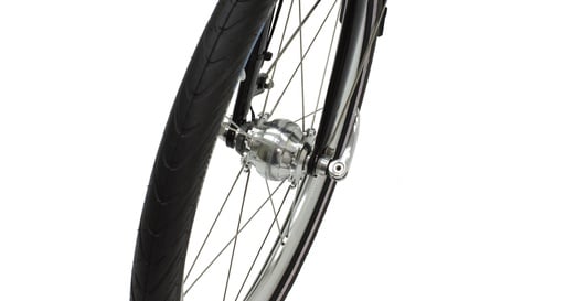 BioLogic Joule III Dynamo hub front wheel, 74mm OLD Black