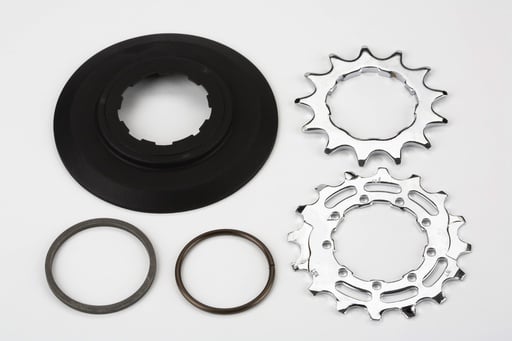 Brompton Sprocket SET 13T 16T for 3 32nd inch 9 spline for 6 speed BWR - QRSPRSTACK-BWR6