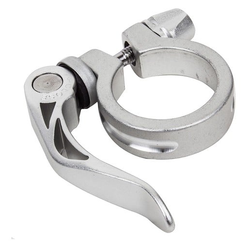QR seatpost clamp, silver, 34.9