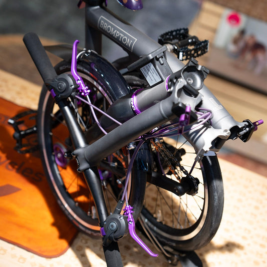 Brompton T Line 12 Speed Ceratech Omakase Purple Rain Edition
