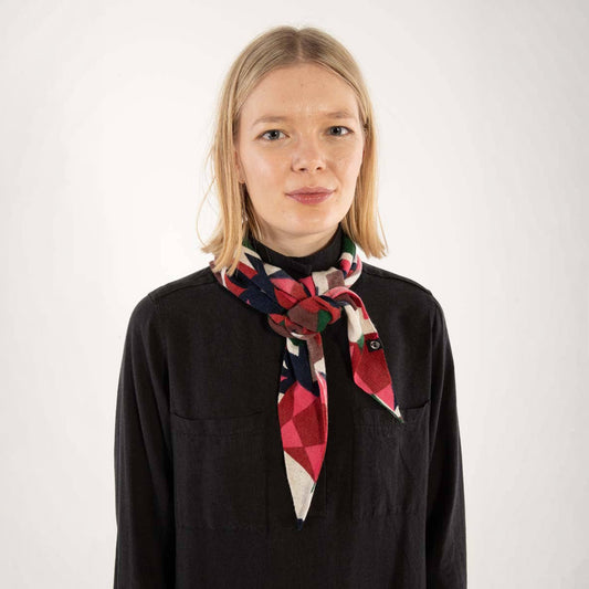 Danefae København - Danecharmer Wool Scarf Light Beige GEOFLEUR