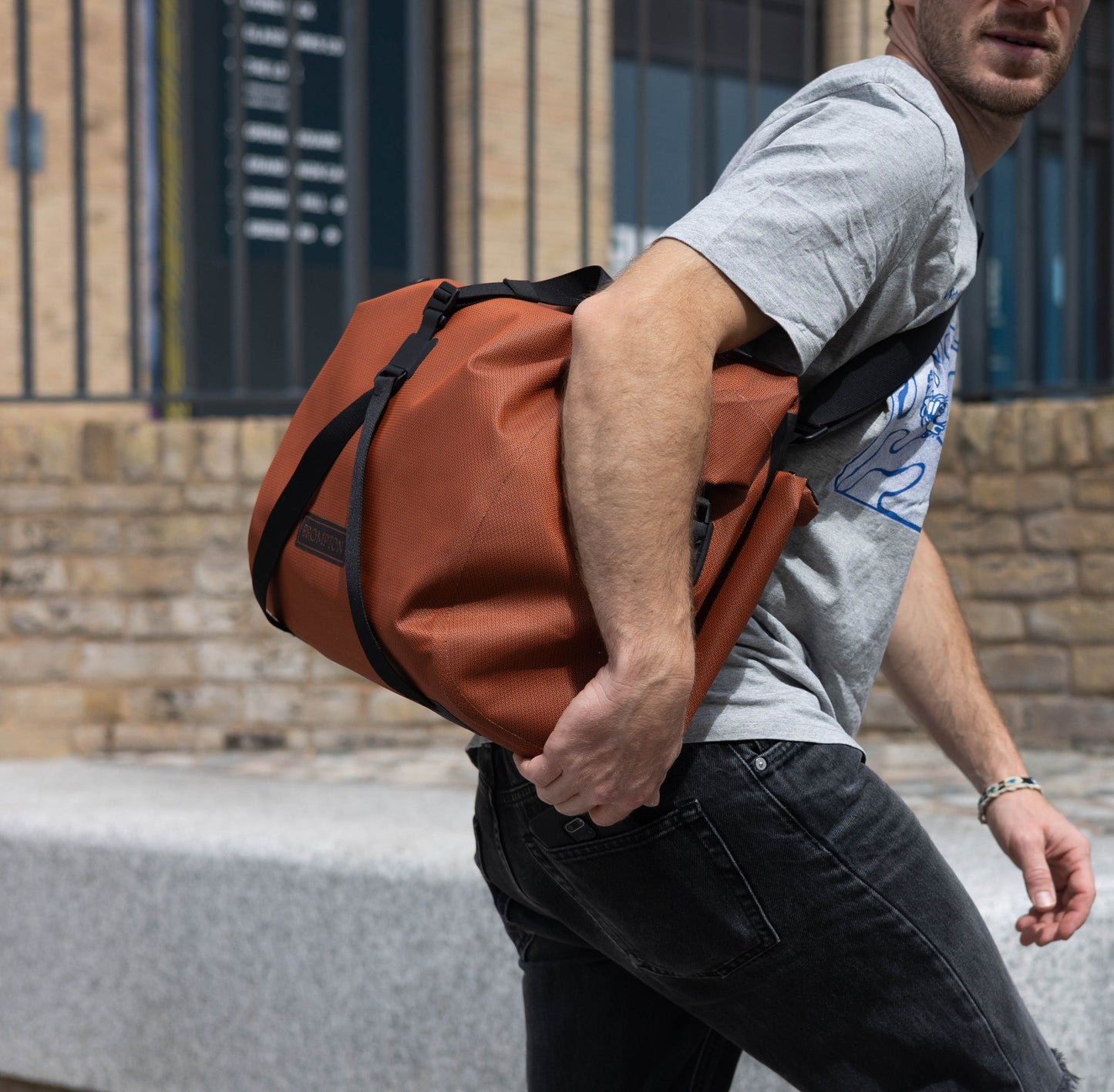 Brompton Waterproof Rolltop Bag - Large - Copper