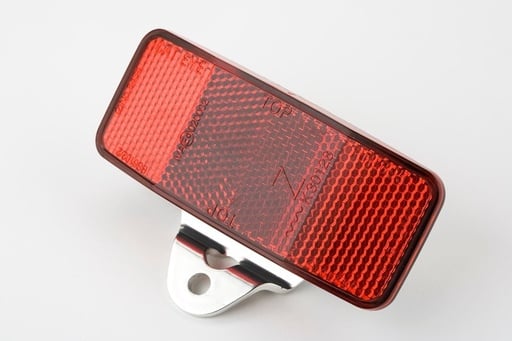 Brompton Rear reflector kit for Version L or E Silver - QREFRLA