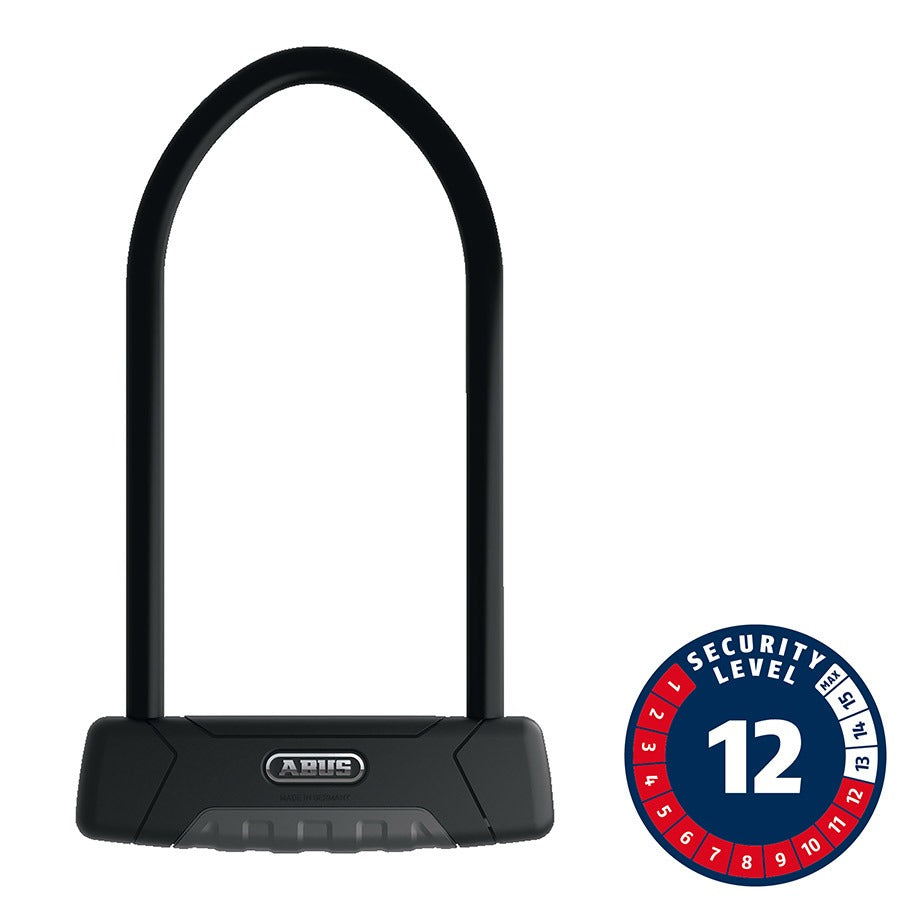Abus, Granit Plus 470, U-Lock, Key, 12mm, 15.0cm x 23.0cm, 5.9" x 9", USH, Black