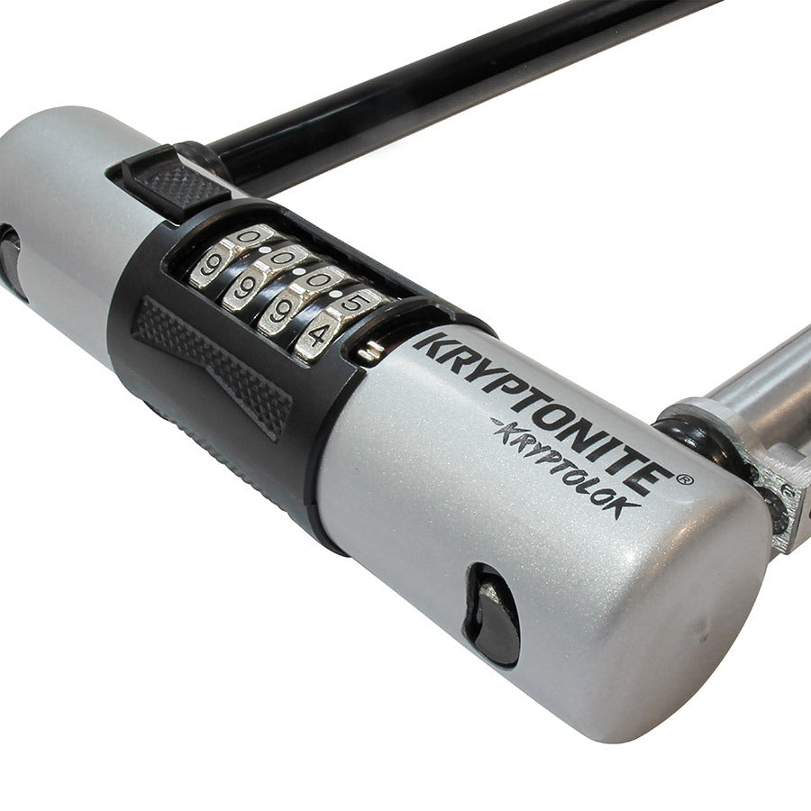 Kryptonite, Kryptolok Combo Std, U-Lock, Combination 4x9", 12.7mm, Black