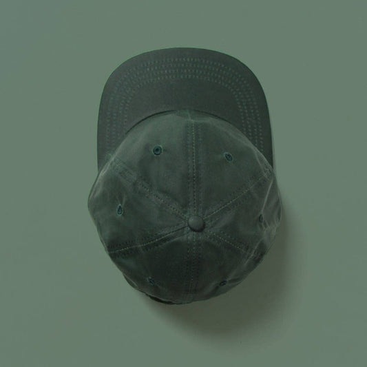 Muttonhead - 6 Panel - Blank - Forest Waxed Canvas