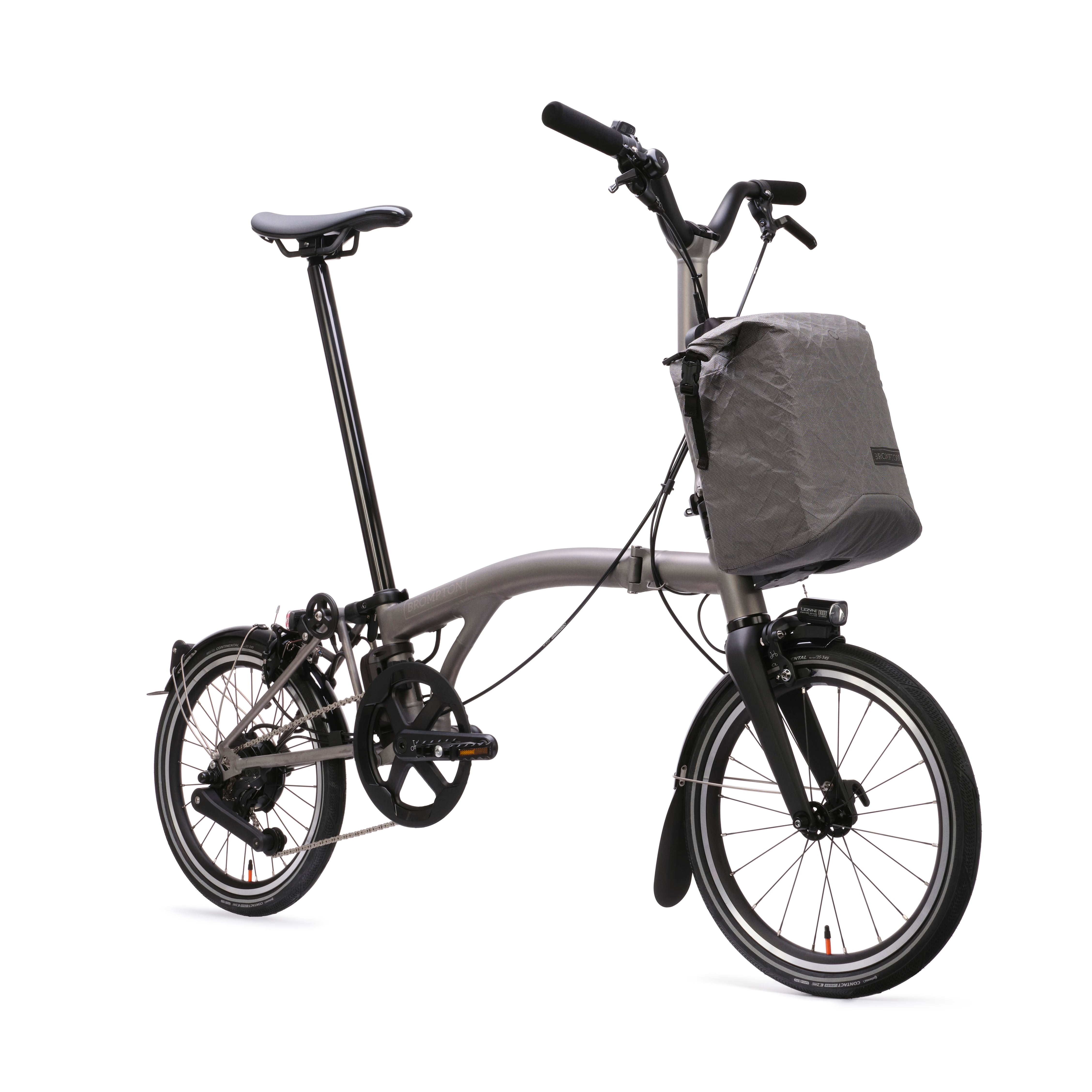 brompton bicycle electric C Line with SuperRoll+ road handling to easy charging and storing in small places Introducing Brompton Electric Folding Bikes