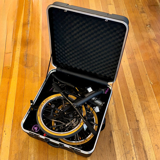 Brompton C,P,T Line Case by B&W - Hard Travel Case for Brompton