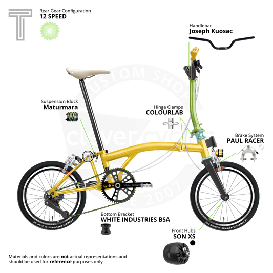 T Line - Brompton Custom Shop - Jimmy's Wastin' Away Again