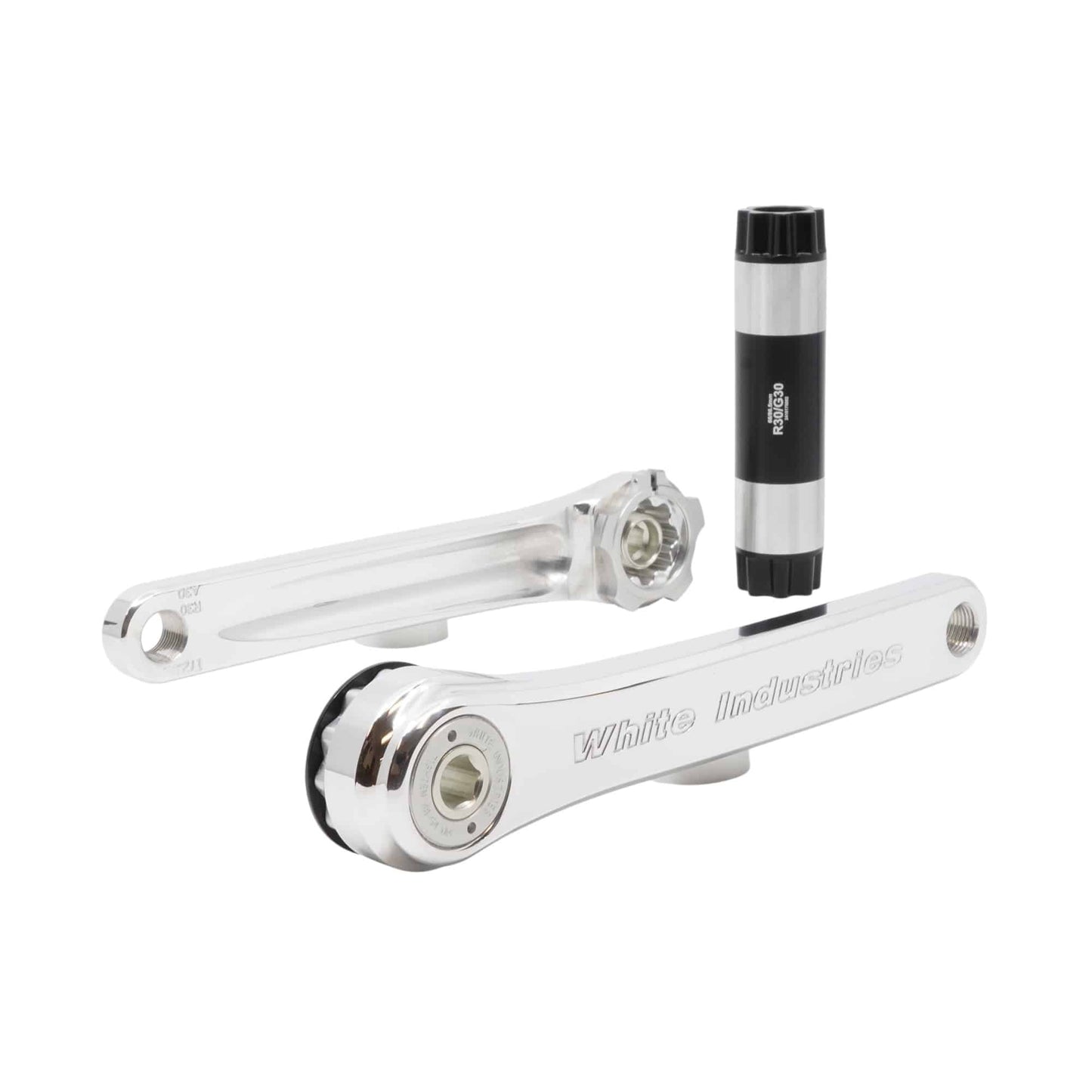 White Industries R30 Crankset for Brompton (Chainring Sold Separately)