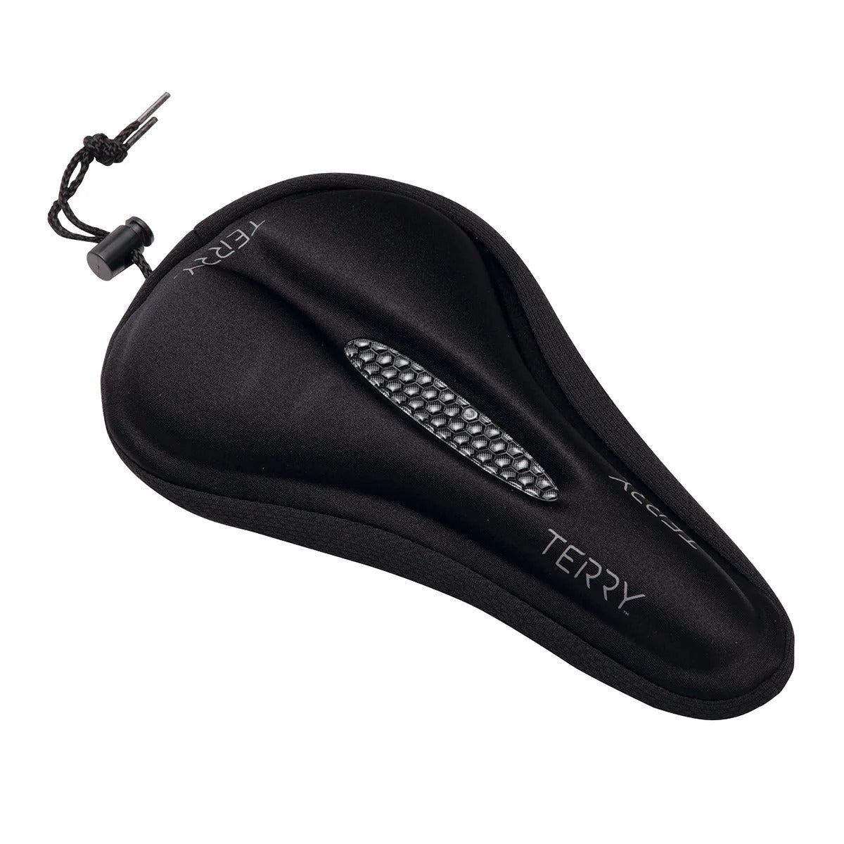 Terry Gel Saddle Cover: Black