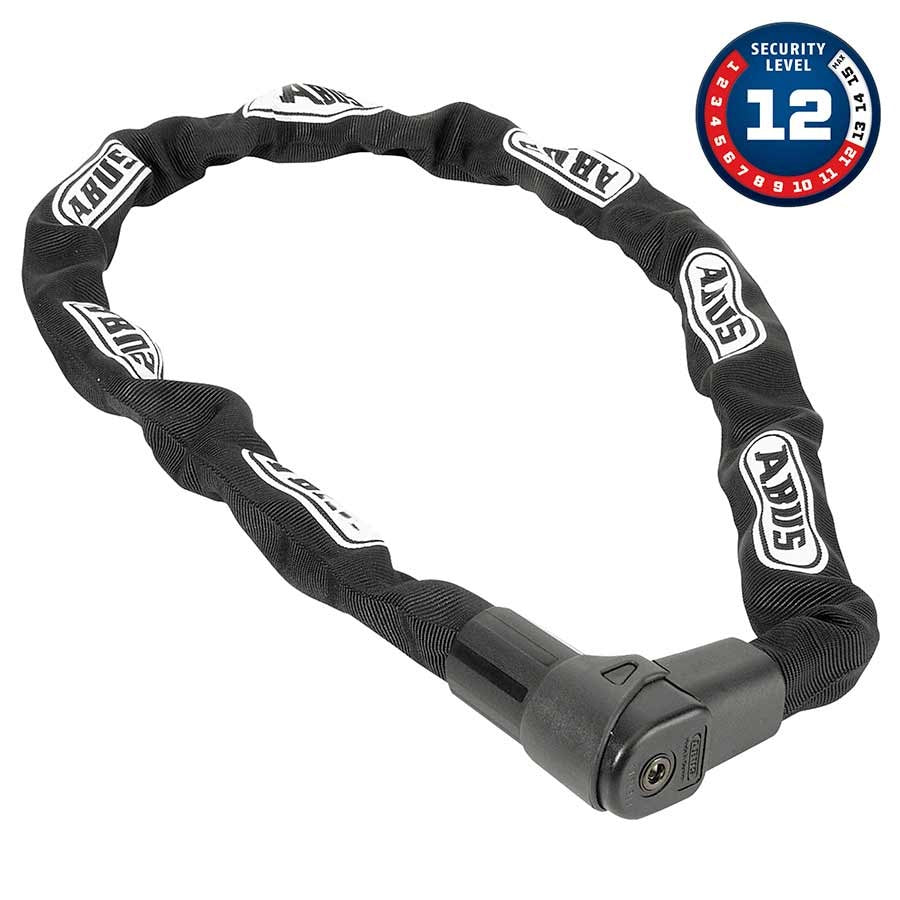 Abus CityChain Plus 1010K Chain Lock with Key - 9mm - 140cm/4.6' - Black