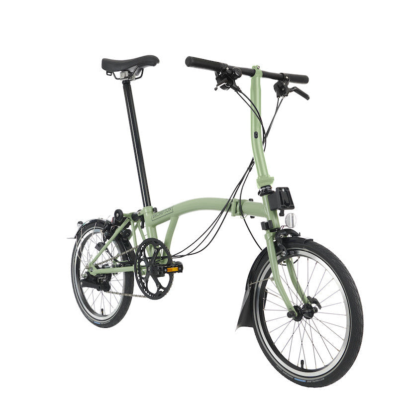 Brompton C Line Explore Black Folding Bike – Clever Cycles Bikes