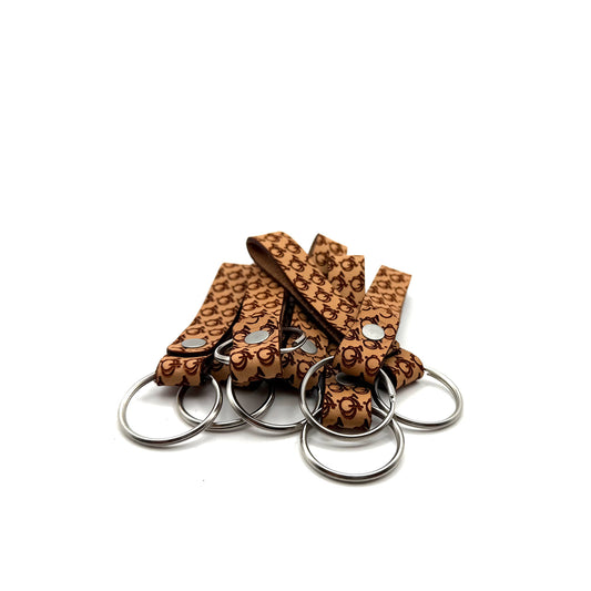 Drillium Leather Works Brompton Keychain