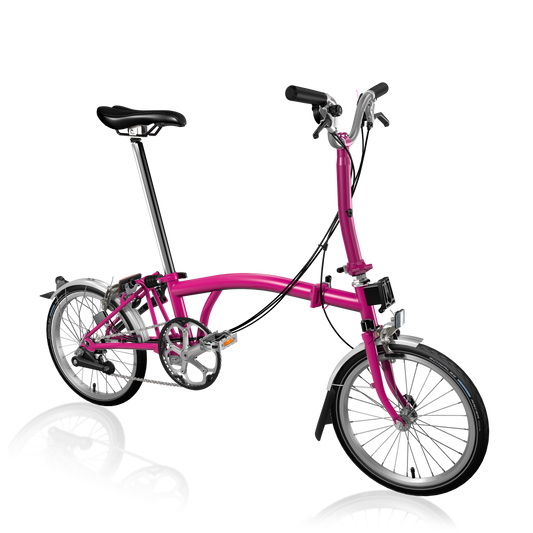 Brompton C Line 6 Speed Folding Bike (Silver Edition)