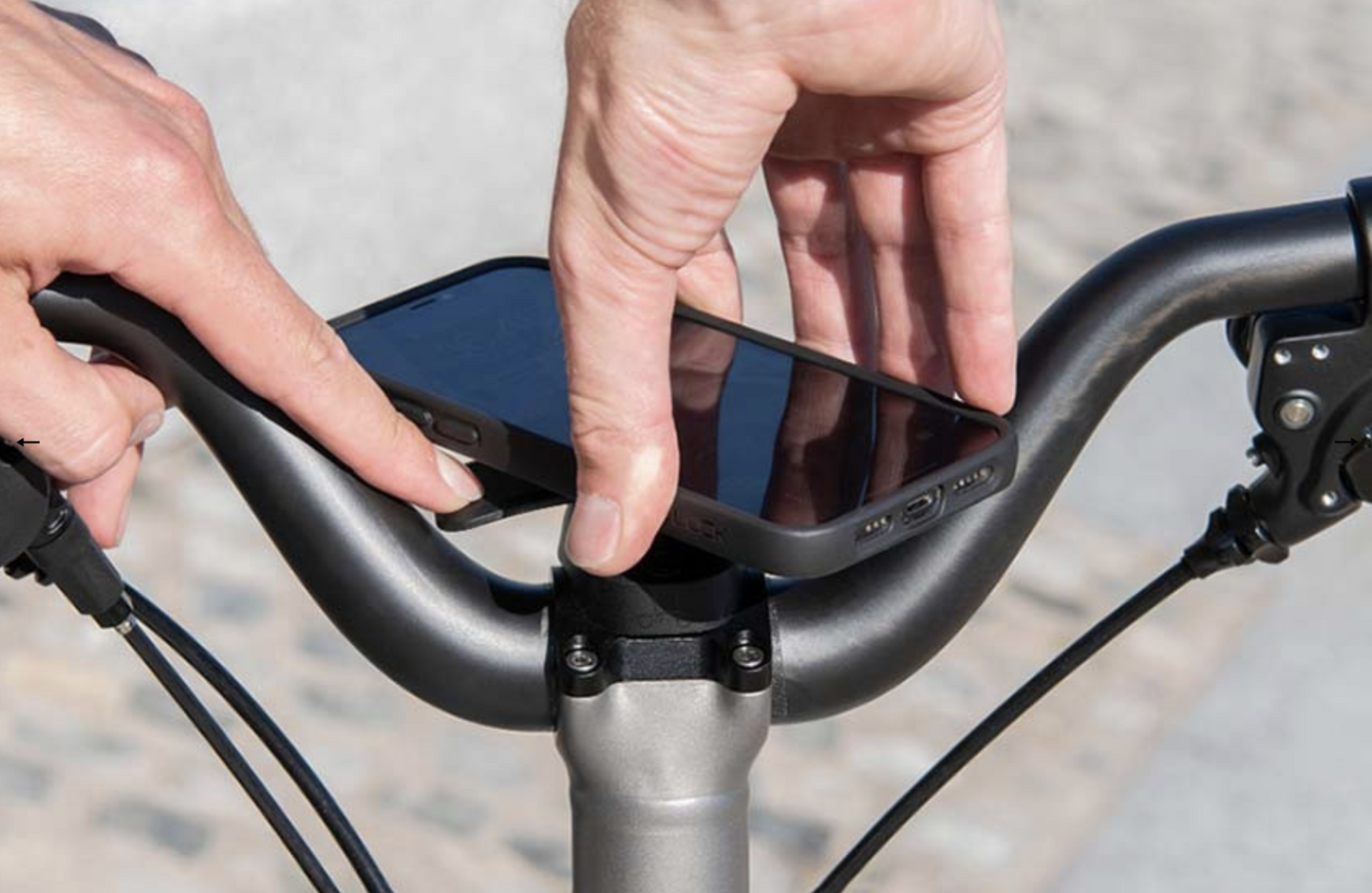 Brompton Phone Mount for T Line with Adaptor