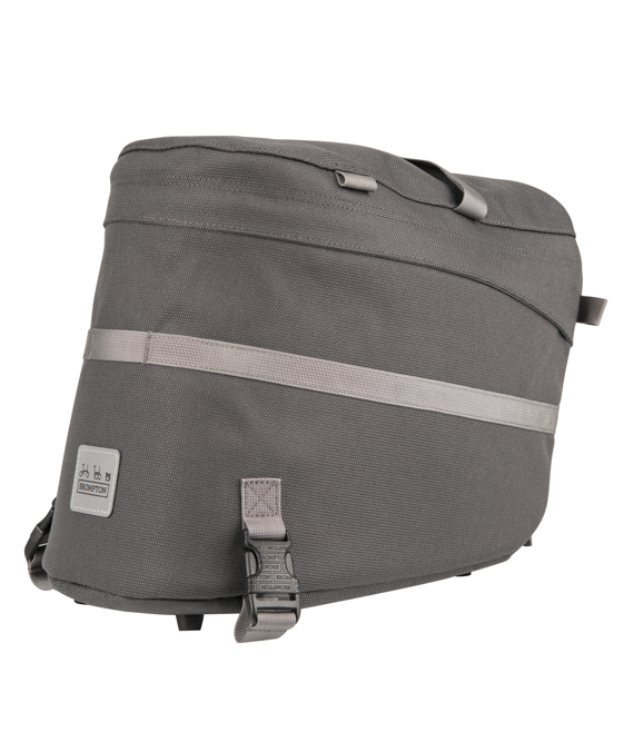 Brompton Borough Roller Rack Bag Grey – Clever Cycles | Bikes & Ebikes Brompton Borough Roller Rack Bag Grey – Clever Cycles | Bikes & Ebikes