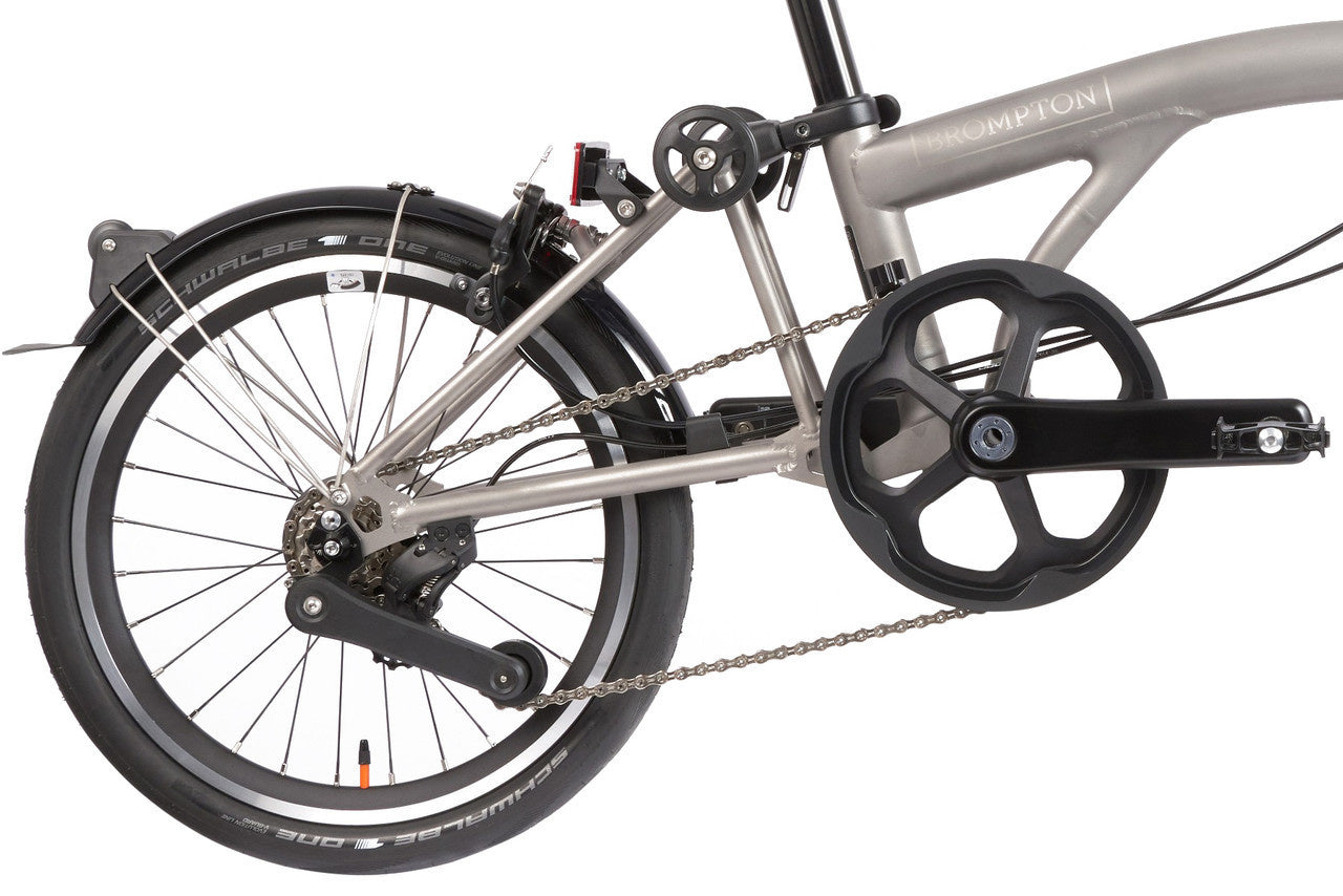 Brompton T Line Titanium Folding Bike (4 Speed)
