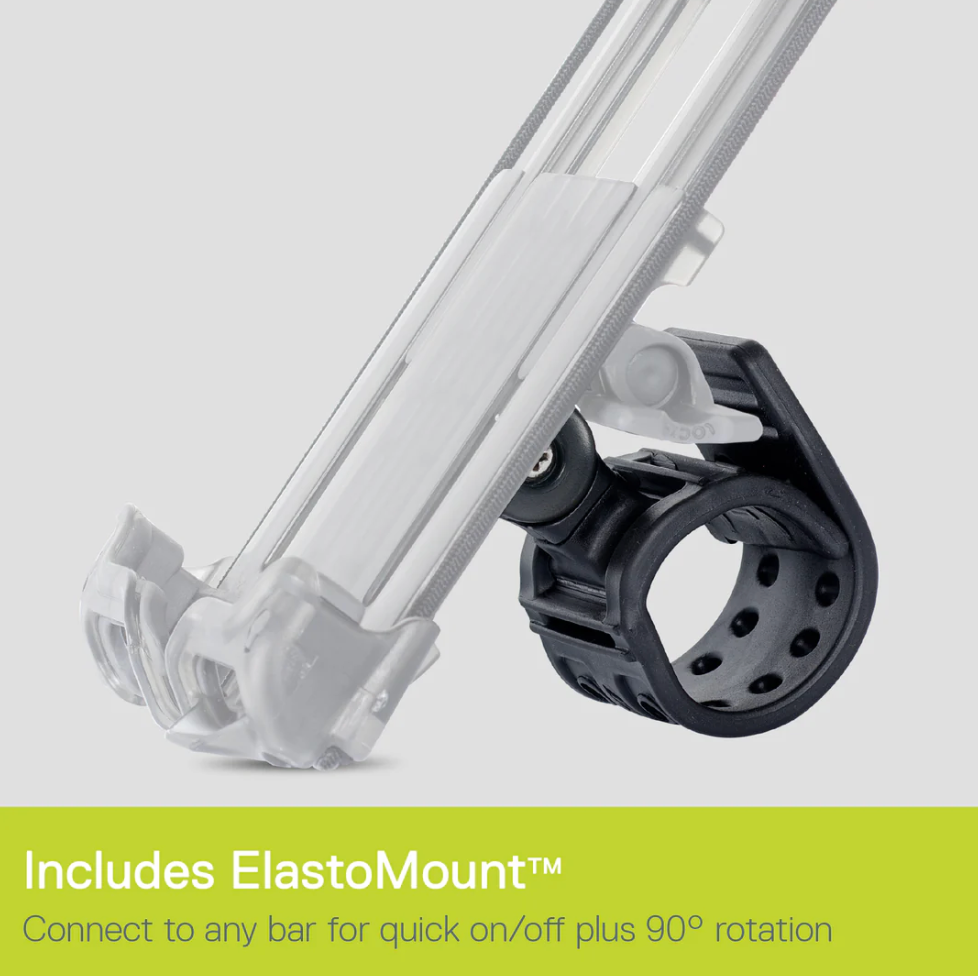 Delta Hefty Phone Holder Plus Smartphone Bike Mount - Clear Gray