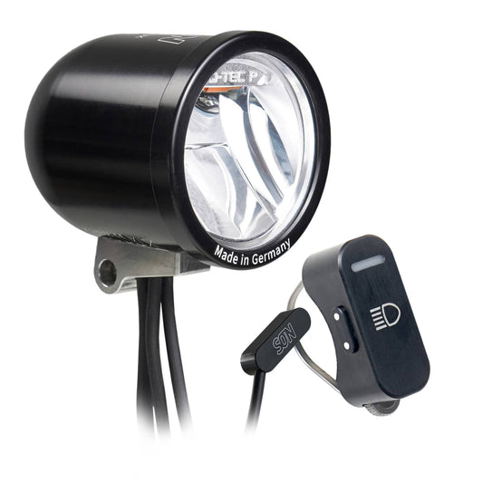 SON Ladelux Dynamo Headlight, High/Low Beam, Charging Device
