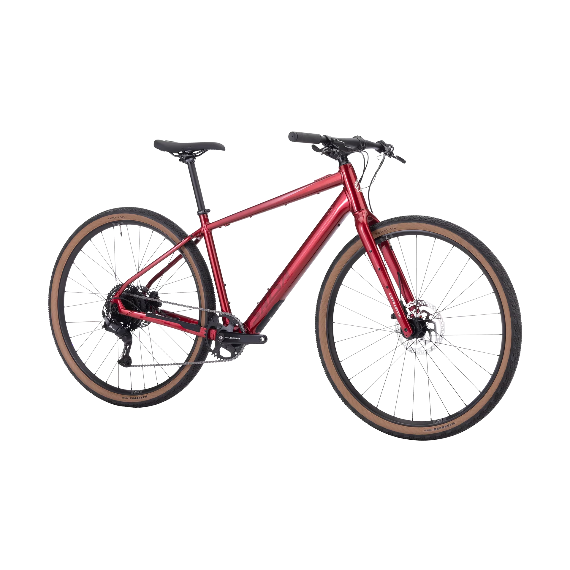salsa e gravel bike Salsa Confluence Flat Bar Essa 8, Canyon Red, Small