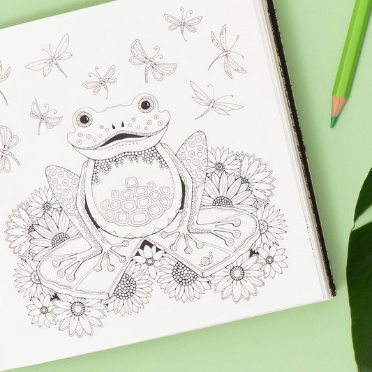 Miniature Enchanted Forest Coloring Book