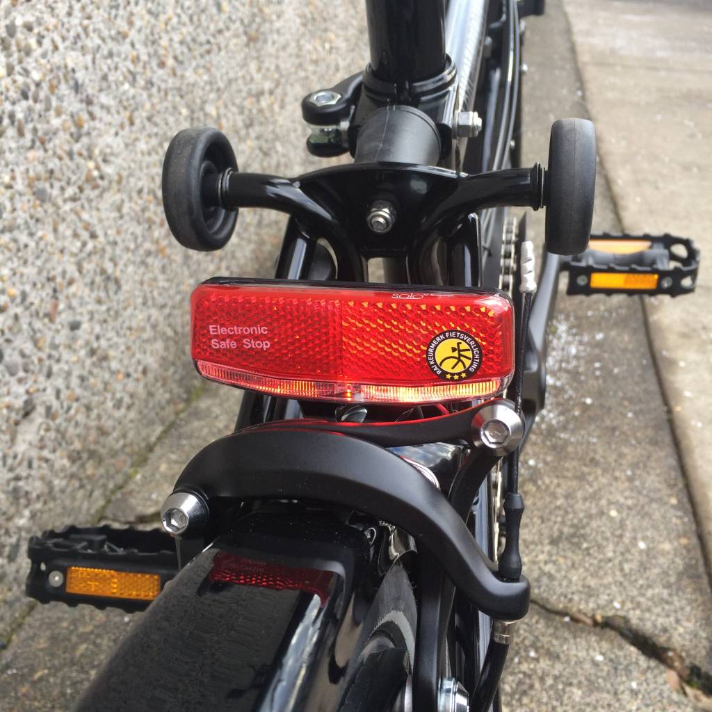 M6L Black Edition Brompton Folding Bike, Dynamo