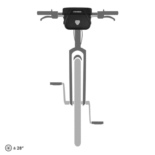 Ortlieb Ultimate High Visibility Handlebar Bag , Black/Reflex L / 6.5L