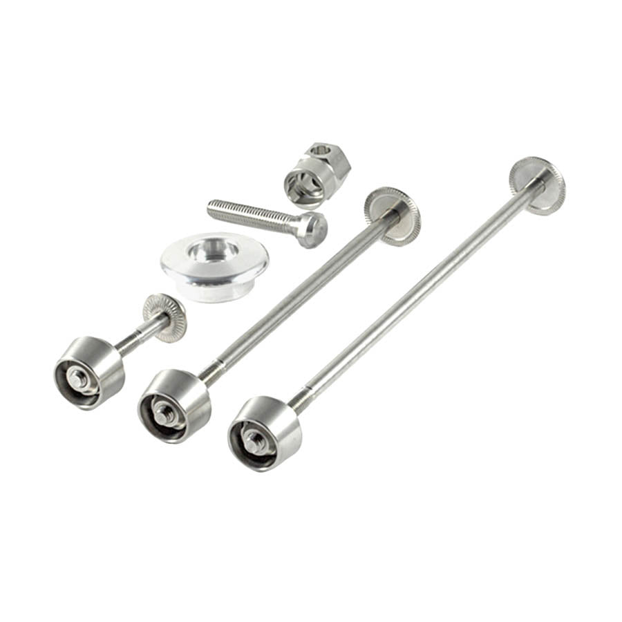 Pitlock - FW+RW+SP+HS skewers 4-Pack - Silver - Set 02/GA