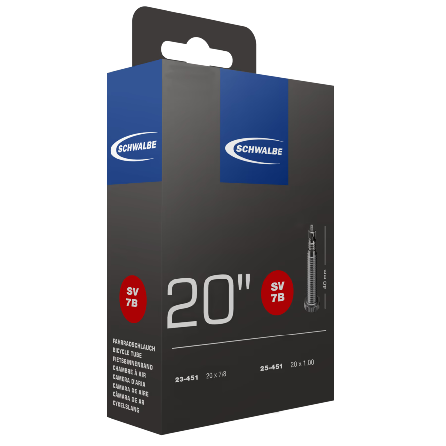 Schwalbe SV7B 20" Tube, Presta Valve 40mm