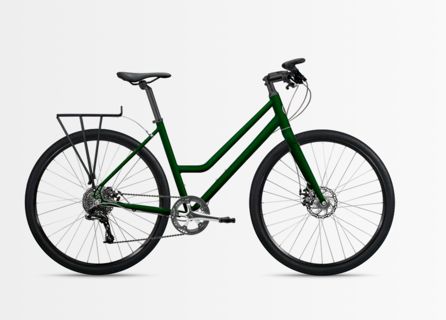 Roll A:1 Adventure Bike Step-Thru Small Green