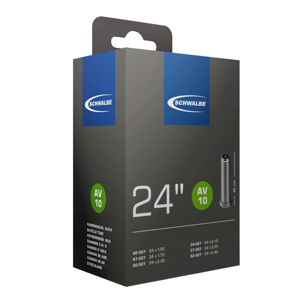 Schwalbe AV10 24" Tube, Schrader Valve 40mm