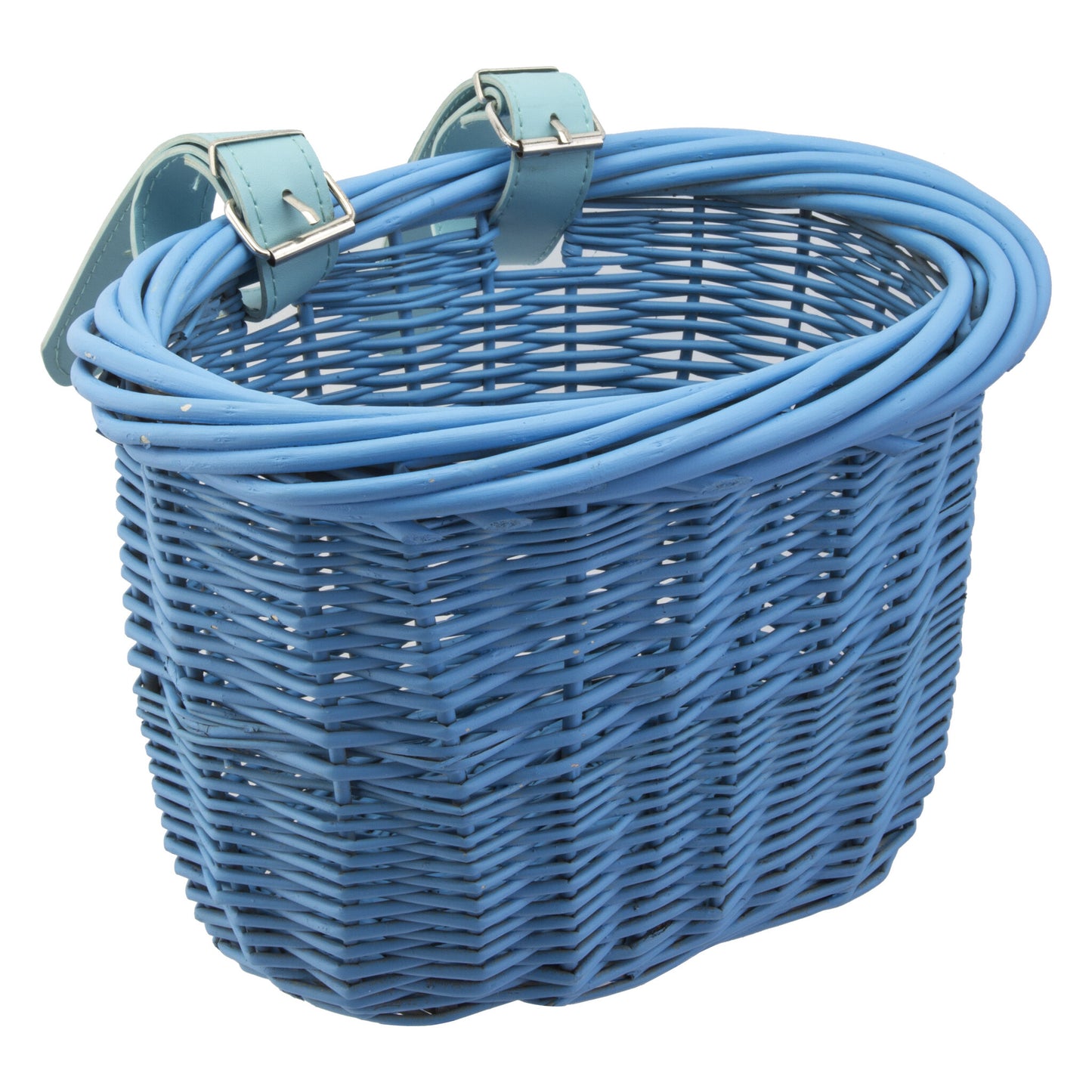 Sunlite Mini Willow Bushel Bike Basket, Child's Size, Blue
