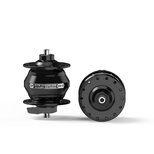 SP Dynamo Hub SV-8-FC, for Brompton, 74 mm spacing