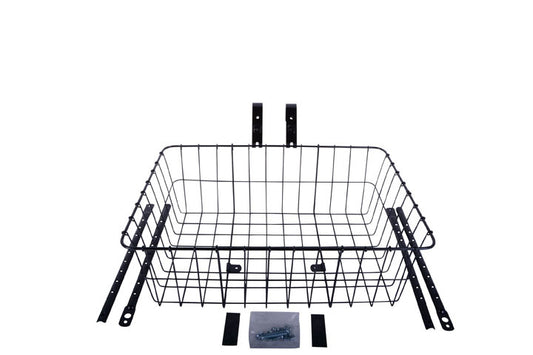 Wald 1392 Front Basket, Black, Multi-Fit