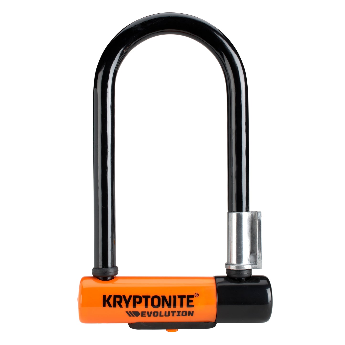 Kryptonite, Evolution Mini-7 (DD), U-Lock, Key, 83x178mm (with 122cm cable), 3.25''x7'' + 4', Thickness in mm: 13mm, Orange