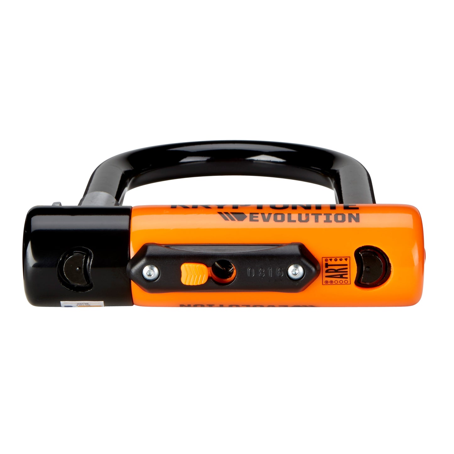 Kryptonite, Evolution Mini-7 (DD), U-Lock, Key, 83x178mm (with 122cm cable), 3.25''x7'' + 4', Thickness in mm: 13mm, Orange