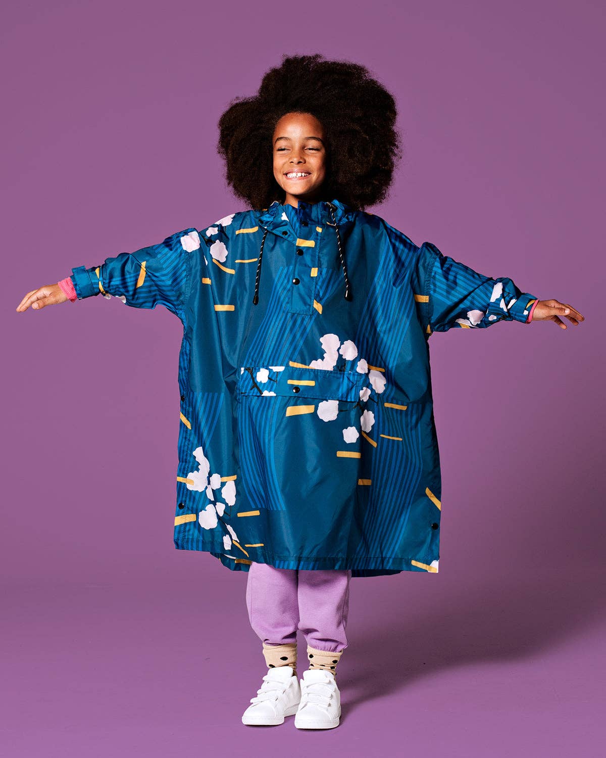 Rainkiss Rain Poncho Japanese Blossom