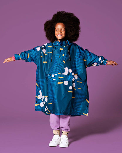 Rainkiss Rain Poncho Japanese Blossom