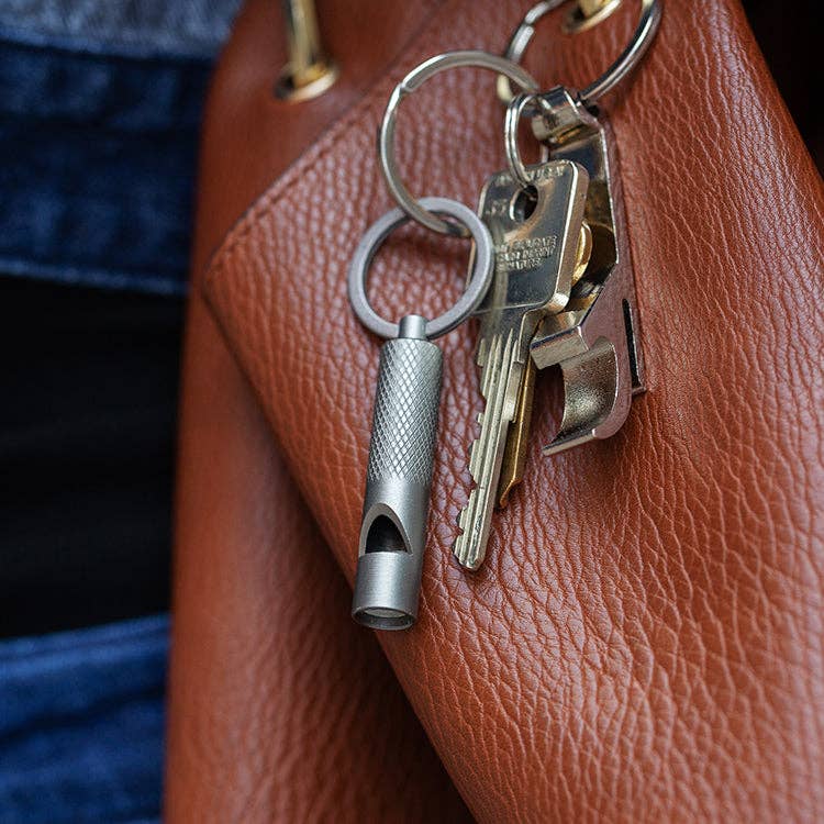 Kikkerland Design Inc - Mini Keyring Whistle