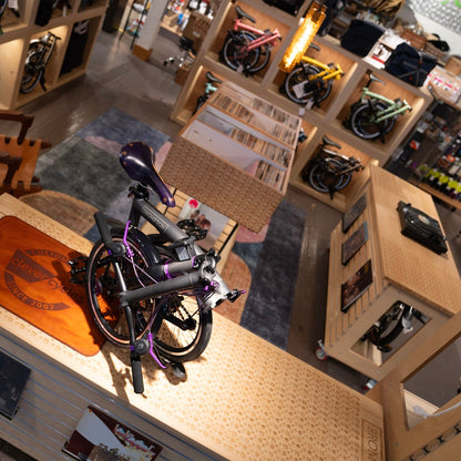 Brompton T Line 12 Speed Ceratech Omakase Purple Rain Edition