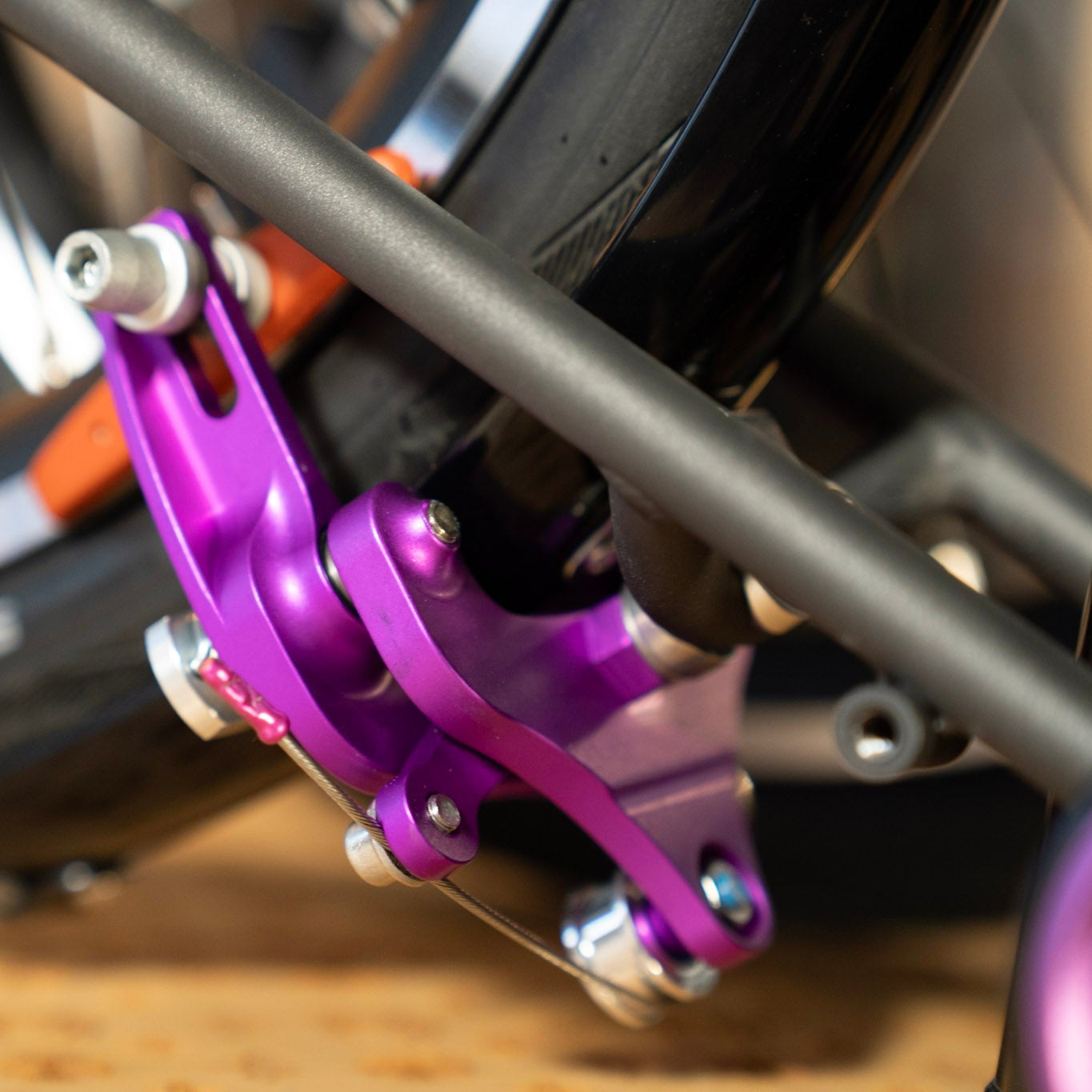 Brompton T Line 12 Speed Ceratech Omakase Purple Rain Edition