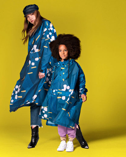 Rainkiss Rain Poncho Japanese Blossom