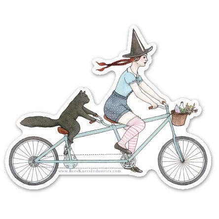 Bee's Knees Industries - Tandem Witch vinyl sticker