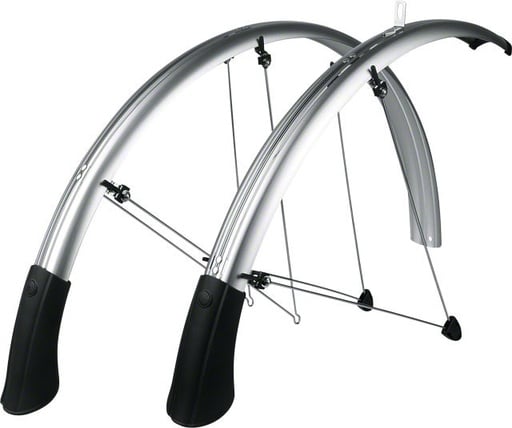 SKS P50 fenders, silver